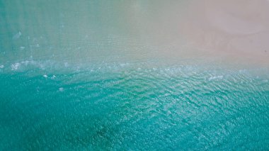 Beyazcennet plajının havadan görünüşü