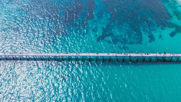 Noarlunga, Avustralya 'daki iskelenin havadan görünüşü