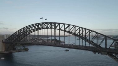 Liman köprüsünün hava görüntüsü