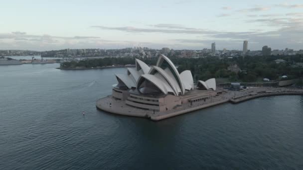 Vista Aérea Casa Ópera Sydney — Vídeo de Stock