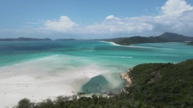 Beyazcennet plajının havadan görünüşü