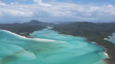 Beyazcennet plajının havadan görünüşü
