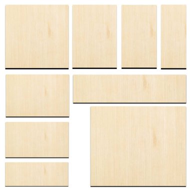 Different sizes wood texture college 