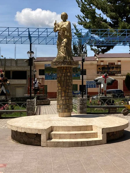 Estatua Ciudad Barcelona — Foto de Stock