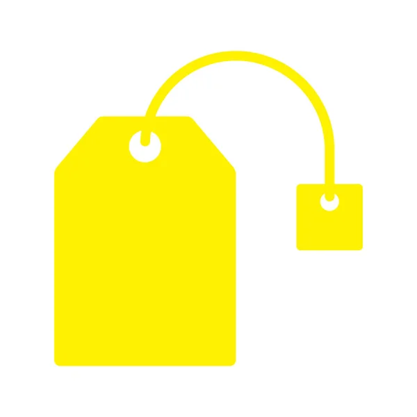 Eps10 Icono Bolsa Vector Amarillo Logotipo Estilo Moderno Moda Plana — Vector de stock