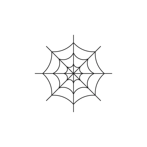 Eps10 Black Vector Spider Line Icon Isolated White Background Spider — Stockový vektor