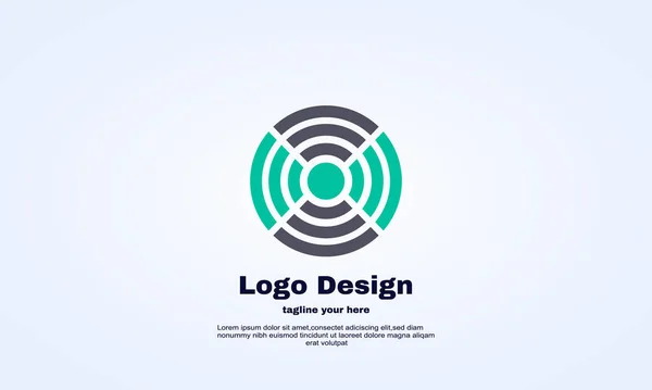 Astratto Icona Logo Moderno Del Vettore Progettazione Del Segnale Wireless — Vettoriale Stock