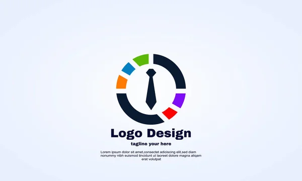 Astratto Cerchio Carriera Logo Vettore Design Viaggio Vacanza — Vettoriale Stock