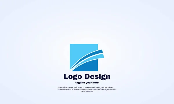 Firma Business Logo Design Aktienvektor — Stockvektor
