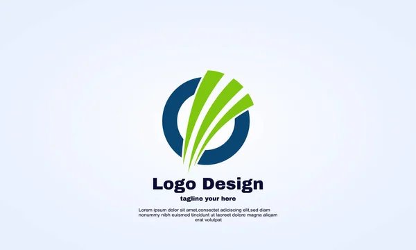 Vector Illustrator Globe Logo Template Kleurrijke Geïsoleerde — Stockvector