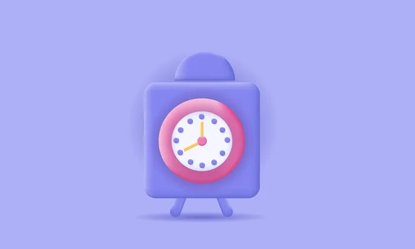 Diseño Vectorial Ilustración Púrpura Campana Alarma — Vector de stock