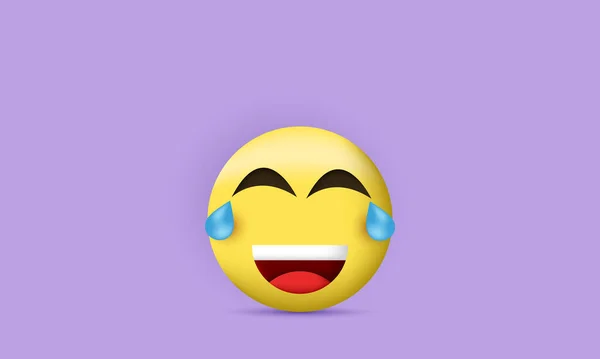Emoji Emoticon Enfrenta Expressões Flutuantes Ilustração Vetor Mídia Social — Vetor de Stock