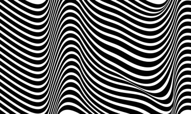 stok vektörü soyut optik illüzyon çizgileri arkaplan siyah ve beyaz illüzyonlar kavramsal tasarım bölüm 3