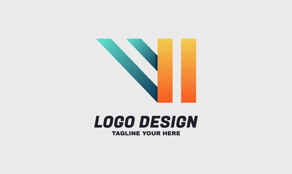 Stock Vektor Abstraktní Domácí Nebo Realitní Gradient Barva Moderní Logo — Stockový vektor