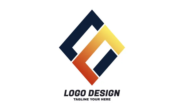Vetor Ações Abstrato Moderno Digital Para Empresa Negócio Design Logotipo — Vetor de Stock