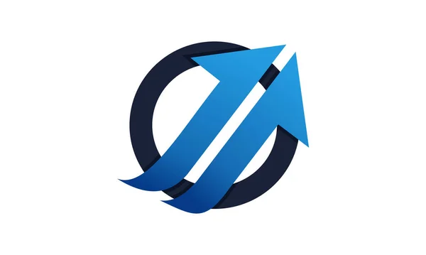 Vetor Ações Modelo Logotipo Consultoria Empresarial Projeto Vetor Gráfico Bolha — Vetor de Stock
