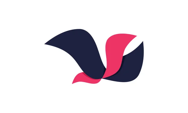 Incrível Abstrato Pássaro Logotipo Construção Financiamento Design Vetor Modelo Inspiração — Vetor de Stock