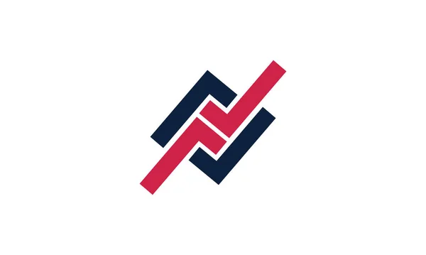 Vetor Ações Hexágono Logotipo Simples Moderno Financeiro Para Empresa Relativa — Vetor de Stock