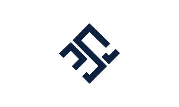 Vetor Ações Simples Logotipo Moderno Cor Preta Para Empresa Relativa — Vetor de Stock