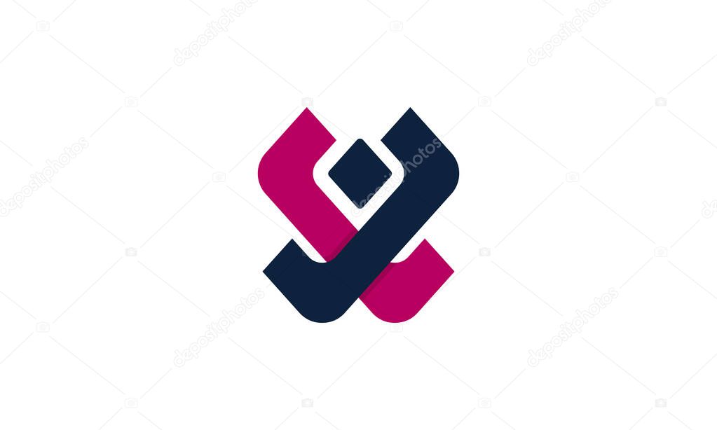 Stock illustrator abstract financial logo design template business vector icon