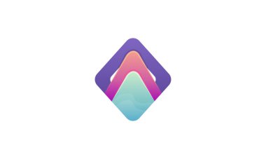 stok vektörü altıgen gradyan renk logo tasarımı izole soyut koleksiyonu