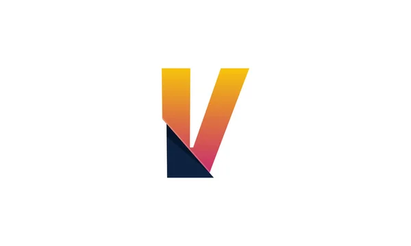 Voorraad Vector Abstracte Initiaal Verloop Kleur Logo Ontwerp Sjabloon Materiaal — Stockvector