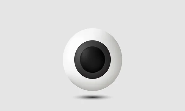 Unique Eye Identification Health Research Optics Concept Icon Isolated Vector — Stock Vector