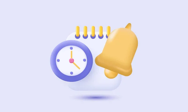 Eşsiz gerçekçi tasarım 3d hatırlatıcı takvim