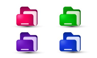 Özgün 3d dizin belgesi arka planda izole edildi. Moda ve modern vektör 3d biçiminde.