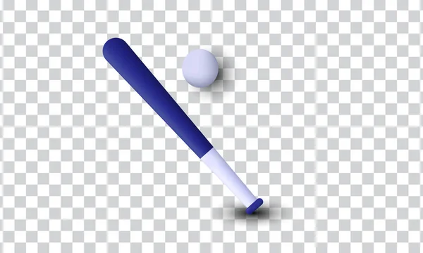 Unique Baseballl Icon Design Isolated Transparant Background Trendy Modern Vector — 图库矢量图片