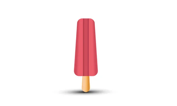Unique Ice Cream Cute Object Design Icon Isolated Background Trendy — Stockový vektor