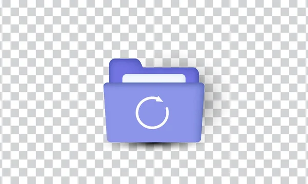 Unique Creative File Document Design Icon Isolated Transparant Background Trendy — Wektor stockowy