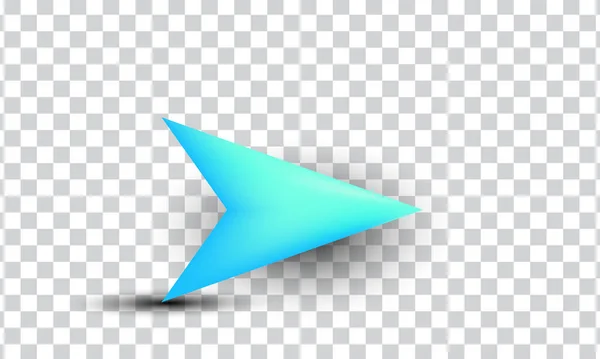 Unique Creative Style Arrow Icon Isolated Transparant Background Trendy Modern — Image vectorielle