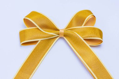 Kurdele hediye ya da kart tasarımı için bir dekorasyon.