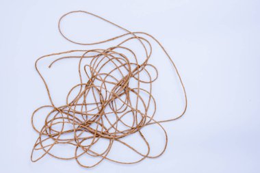 Kurdele hediye ya da kart tasarımı için bir dekorasyon.