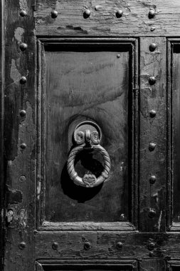 Antique Door handle for knocking on the door