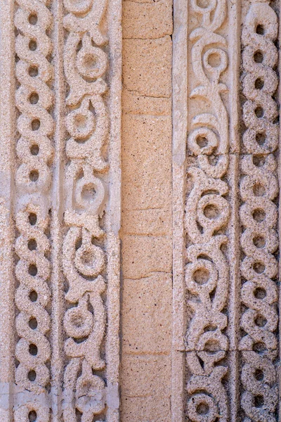 Greek Stone Wall Decoration White Color — Zdjęcie stockowe