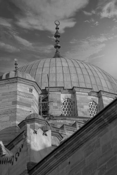 Povrch Turecké Mešity Při Západu Slunce — Stock fotografie
