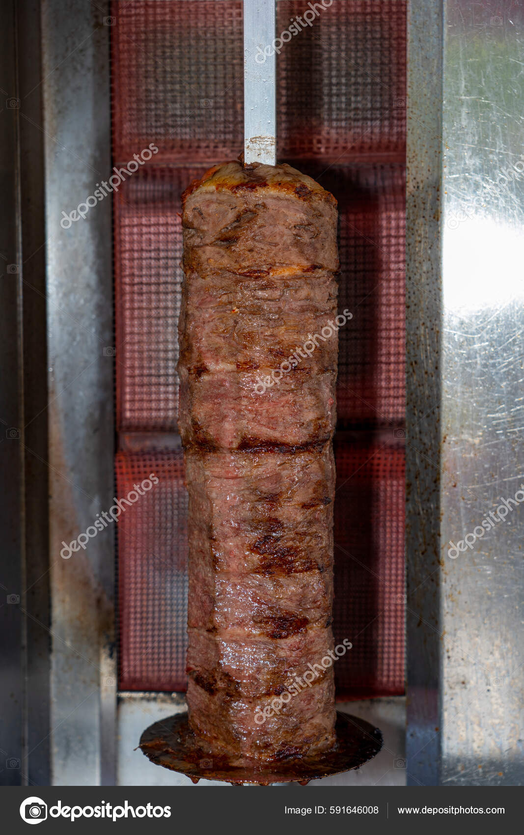 Doner top kebab rotisserie