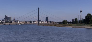  The Messeturm, or Trade Fair Tower 257 m skyscraper in the Westend Sd district of Frankfurt, Germany.