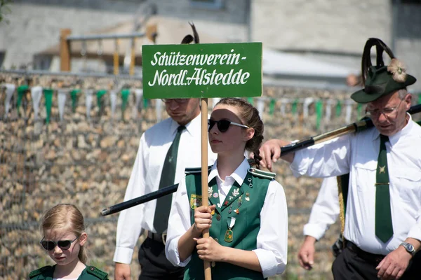 Schtzenfest German Festival Traditional Festival Fair Featuring Target Shooting Competition — Fotografia de Stock