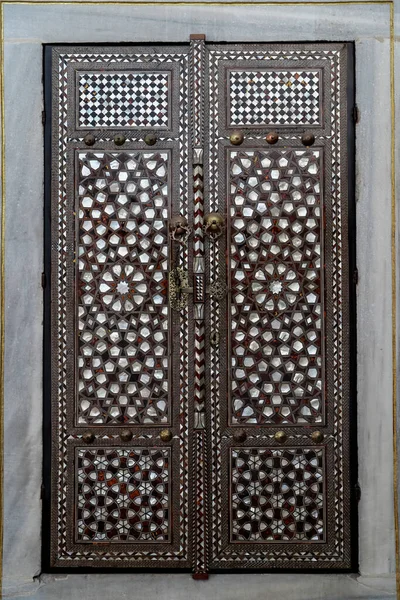 Incrustation Nacre Palais Topkapi Exemple Art Ottoman Nacre — Photo