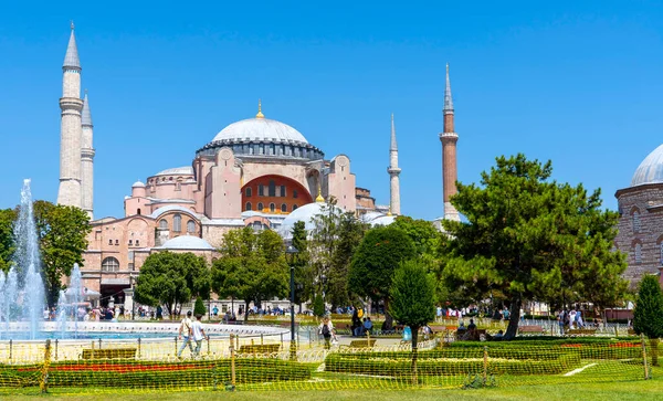 Hagia Sofia Heliga Stora Moskén Och Tidigare Kyrkan Hagia Sophia — Stockfoto