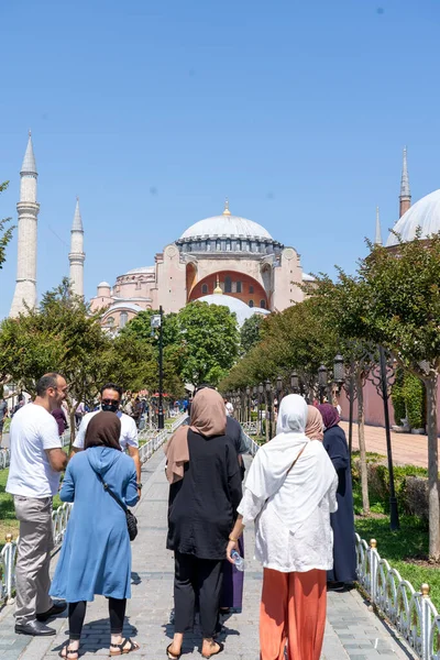 Hagia Sophia Holy Grand Mešita Dříve Kostel Hagia Sophia Jeden — Stock fotografie