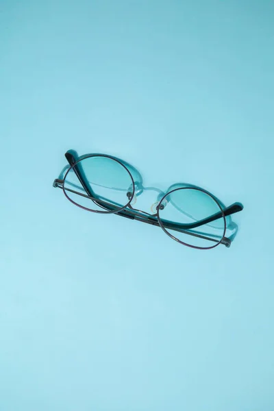Prescription Glass Eyewear Frame Metal Frame Round Shape. High quality photo