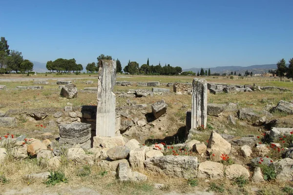 Ruinen Der Antiken Hierapolis — Stockfoto