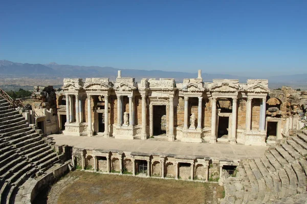 Ruiny Starożytnego Hierapolis — Zdjęcie stockowe