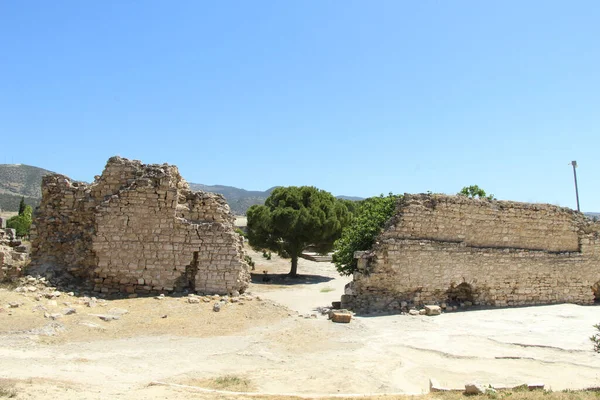 Auf Den Ruinen Des Antiken Hierapolis — Stockfoto
