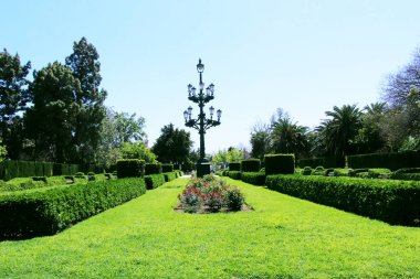 Valencia Kraliyet Parkı 'nın sokakları