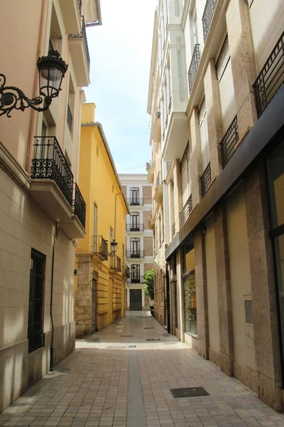 Narrow Streets Old Valencia — 스톡 사진